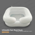 Inflatable Portable Hair Wash Basin Plastic for Patient